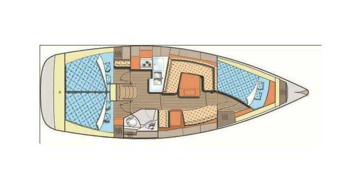 Rent a sailboat in Marina Kornati - Elan 384 Impression