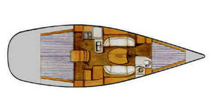 Rent a sailboat in Marina Kornati - First 40.7