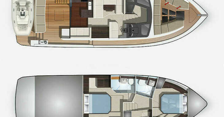 Louer yacht à Marina Mandalina - Galeon 460 Fly