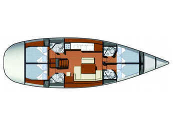 Rent a sailboat in Marina Mandalina - Sun Odyssey 49i
