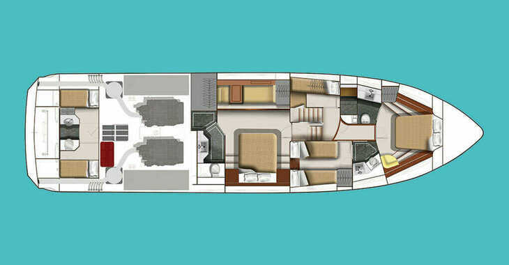 Louer yacht à Marina Mandalina - Galeon 640 Fly