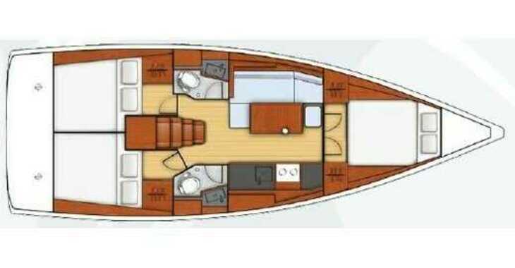 Rent a sailboat in ACI Marina Dubrovnik - Oceanis 38.1