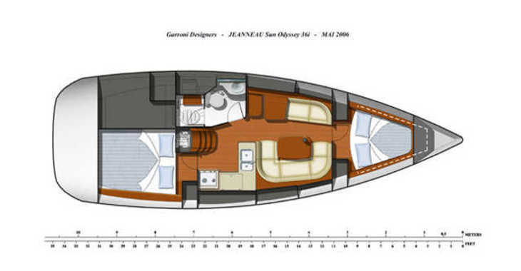 Louer voilier à Nidri Marine - Sun Odyssey 36i