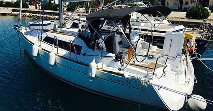 Rent a sailboat in Marina Sukosan (D-Marin Dalmacija) - Oceanis 31