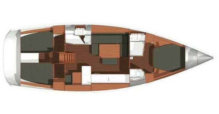 Chartern Sie segelboot in Marina Kastela - Dufour 450 Owner version