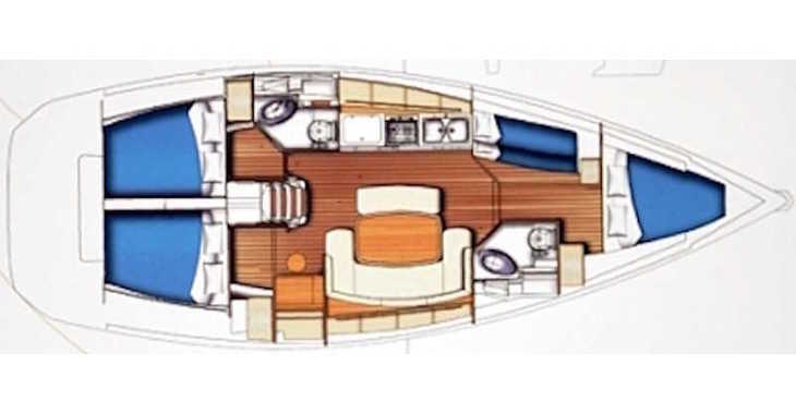 Louer voilier à ACI Marina Skradin  - Beneteau Cyclades 43.4