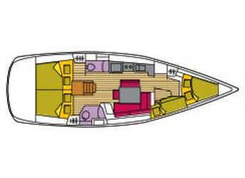 Noleggiare sailboat in Cala dei Sardi - Oceanis 43