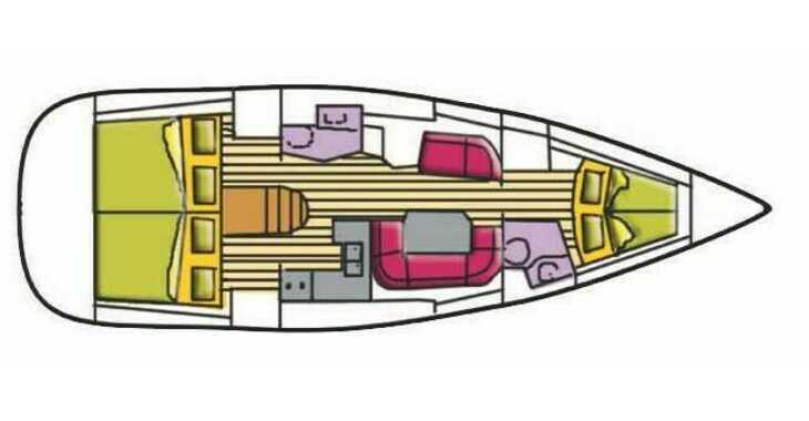 Chartern Sie segelboot in Cala dei Sardi - Sun Odyssey 42i