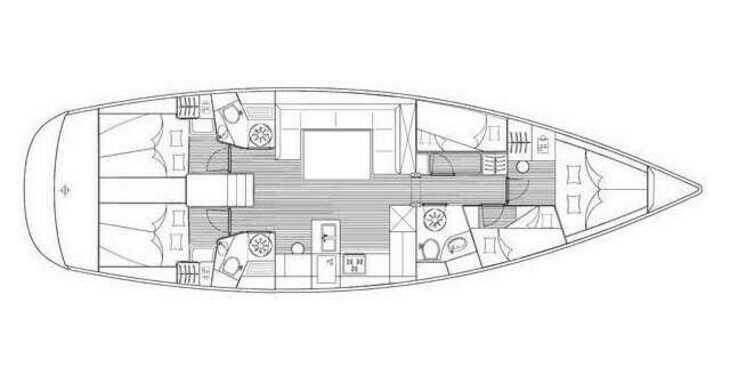 Louer voilier à Marina Hramina - Bavaria 51 C