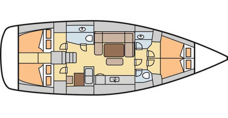 Chartern Sie segelboot in Marina Frapa - Dufour 450 Grand Large