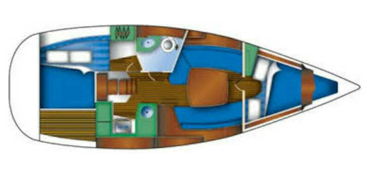 Rent a sailboat in Marina Betina - Sun Odyssey 32