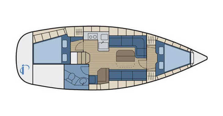 Rent a sailboat in Marina Tankerkomerc - Bavaria 34 Cruiser