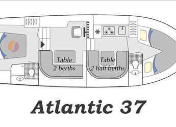 Chartern Sie motorboot in Zadar Marina - Atlantic 37