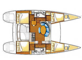 Rent a catamaran in Marina Mandalina - Lagoon 380 S2