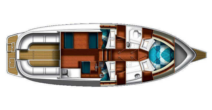 Chartern Sie motorboot in Marina Sukosan (D-Marin Dalmacija) - ADRIA 1002V BT (14)