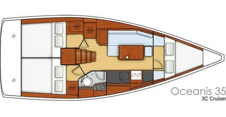 Louer voilier à Split (ACI Marina) - Beneteau Oceanis 35