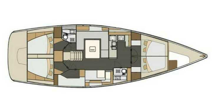 Rent a sailboat in Split (ACI Marina) - Elan 50 Impression