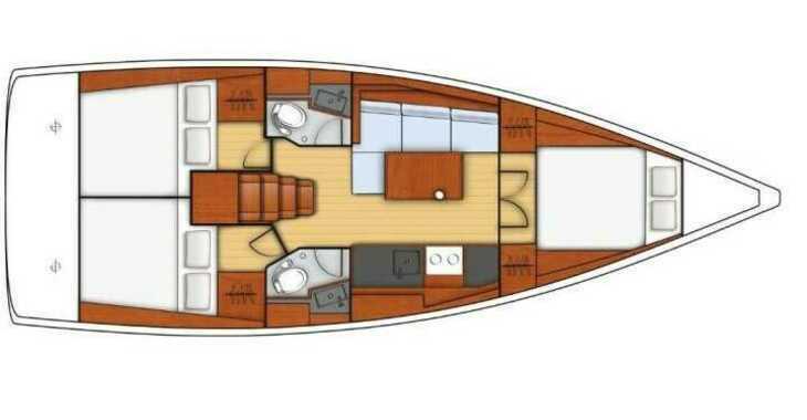 Rent a sailboat in Marina Split (ACI Marina) - Beneteau Oceanis 38