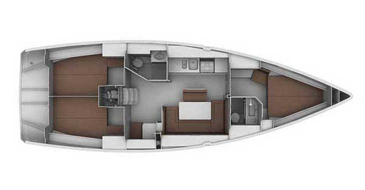Louer voilier à Nidri Marine - Bavaria Cruiser 40 (3Cab)
