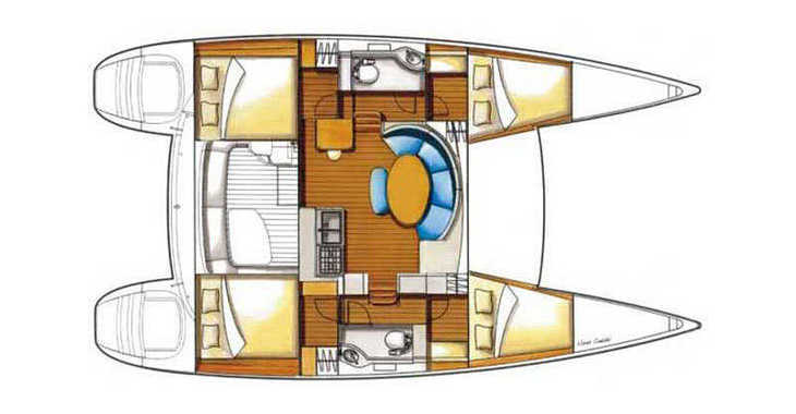 Rent a catamaran in Marina di Portorosa - Lagoon 380(12)