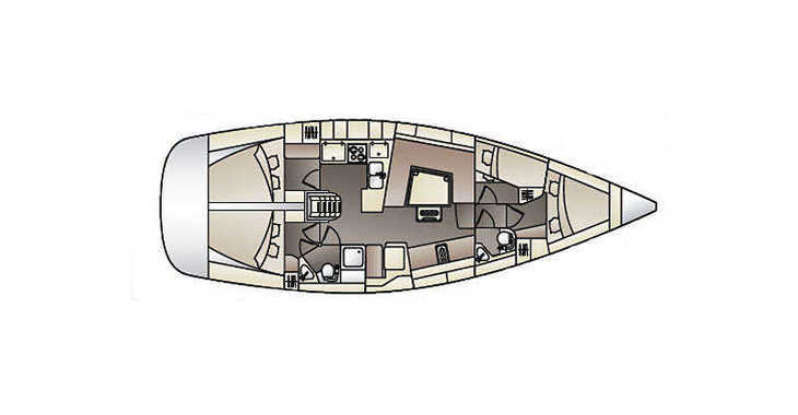 Louer voilier à Marina Izola - Elan Impression 444 (4Cab)