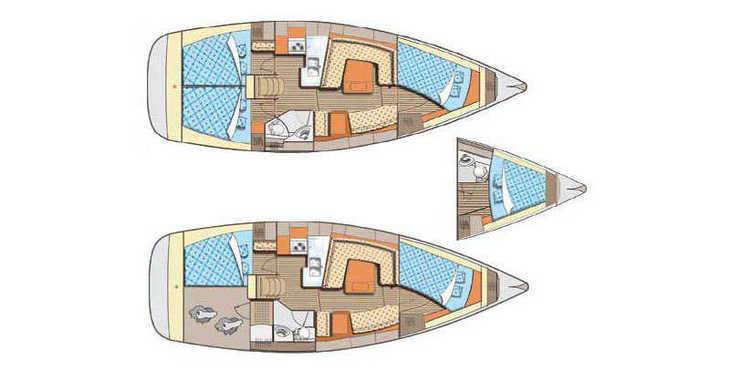 Louer voilier à Marina Izola - Elan Impression 384 (3Cab)