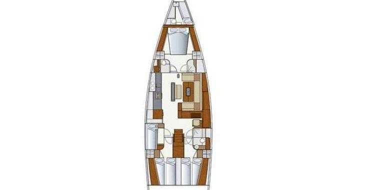 Louer voilier à Contra Muelle Mollet - Hanse 575 (4Cab)