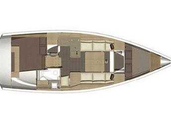 Rent a sailboat in Contra Muelle Mollet - Dufour 350 Grand Large (2Cab)