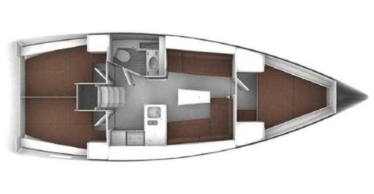 Rent a sailboat in Naviera Balear - Bavaria Cruiser 37 (3Cab)