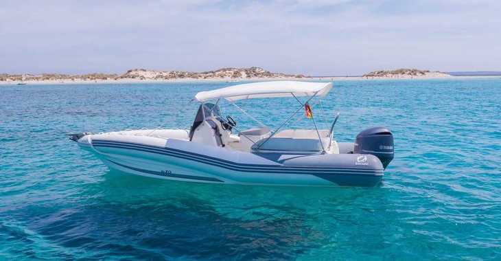 Chartern Sie schlauch-/beiboot in Marina Ibiza - Zodiac N-ZO 760