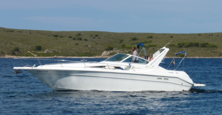 Rent a yacht in Port of Fornells - Sea Ray Sundance 310
