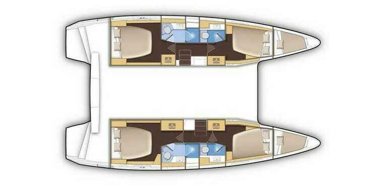 Rent a catamaran in Lavrion Marina - Lagoon 42 A/C & GEN.