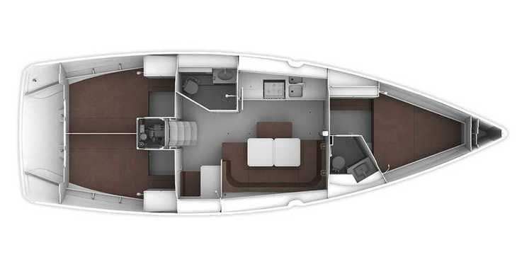 Rent a sailboat in Split (ACI Marina) - Bavaria Cruiser 41