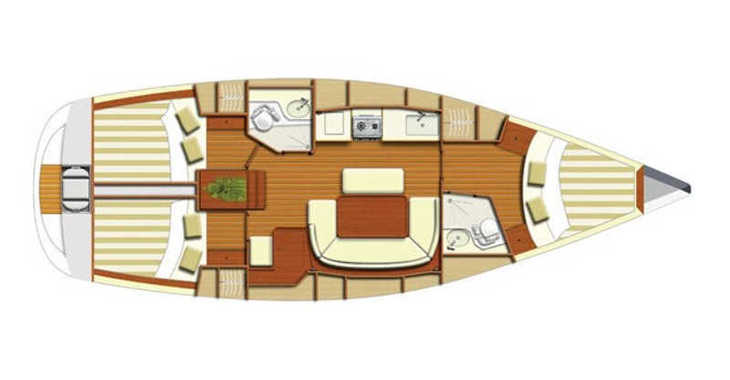 Rent a sailboat in Paros Marina - Dufour 385