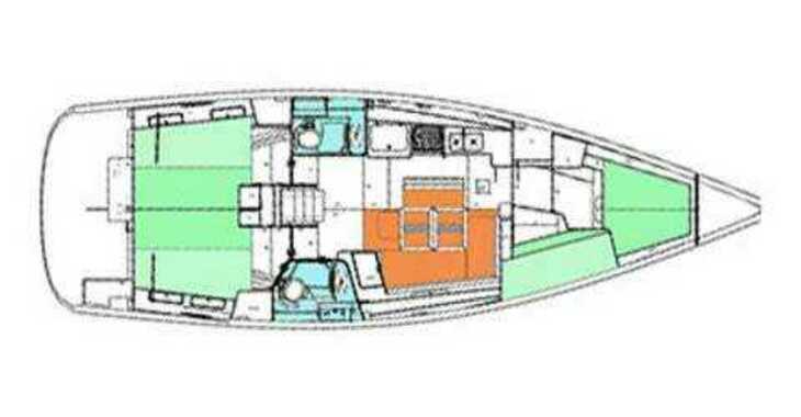Louer voilier à Port Olimpic de Barcelona - Beneteau Oceanis 43