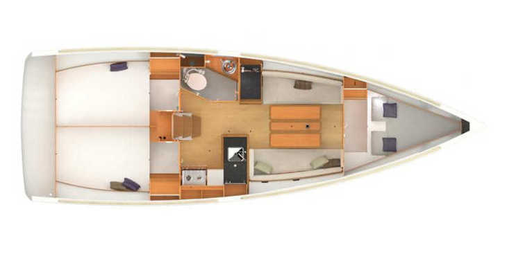 Rent a sailboat in Club Nàutic Estartit - Sun Odyssey 349