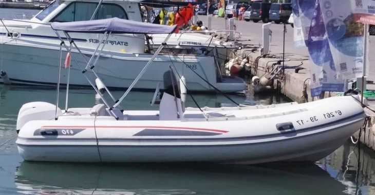 Chartern Sie schlauch-/beiboot in Port d´Alcudia/Port de Alcudiamar Marina - Selva 470 ( Sin Licencia ) 