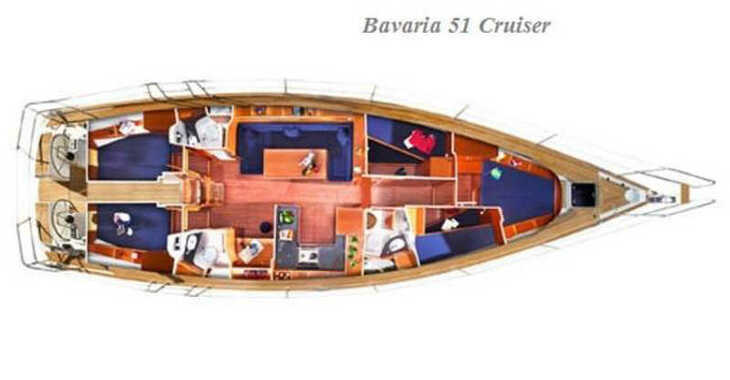 Chartern Sie segelboot in Marina Gouvia - Bavaria 51 Cruiser