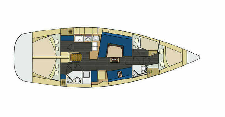 Louer voilier à Lavrion Marina - Elan 444 Impression