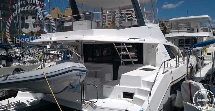 Rent a power catamaran  in Naviera Balear - Moorings 434 PC (Club)