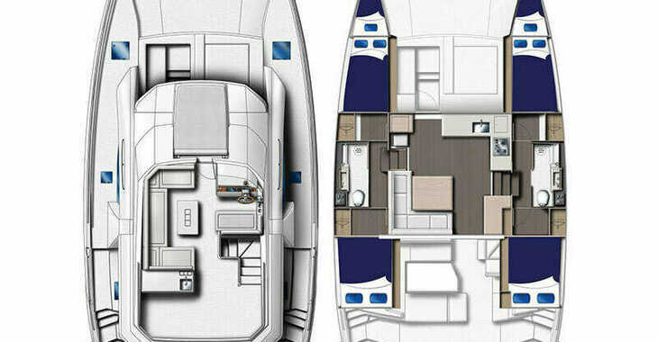 Alquilar catamarán a motor en Naviera Balear - Moorings 434 PC (Club)