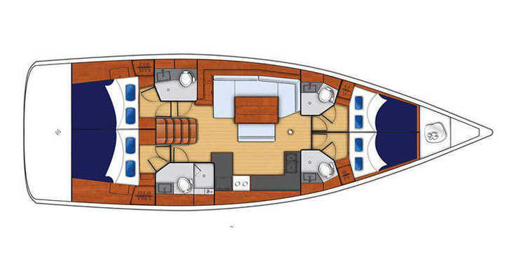 Rent a sailboat in Port Louis Marina - Moorings 48.4 (Club)