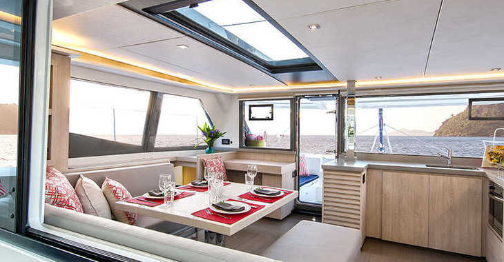 Rent a catamaran in Rodney Bay Marina - Moorings 4500 (Crewed)