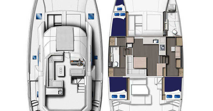 Rent a power catamaran  in Paradise harbour club marina - Moorings 433 PC (Club)