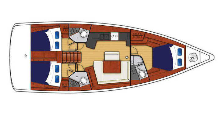 Rent a sailboat in Wickhams Cay II Marina - Moorings 453 (Club)