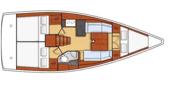 Louer voilier à Split (ACI Marina) - Beneteau Oceanis 35.1