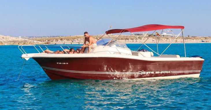 Rent a motorboat in Marina Ibiza - White Shark 298 (Day charter only)