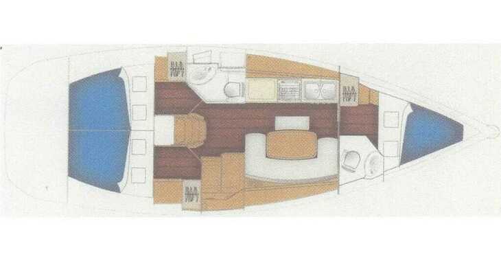 Rent a sailboat in Ece Marina - Cyclades 39.3