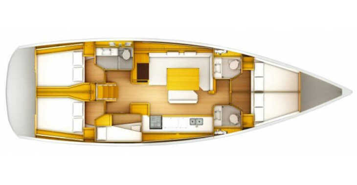 Rent a sailboat in Muelle de la lonja - Sun Odyssey 519 + EXTRAS