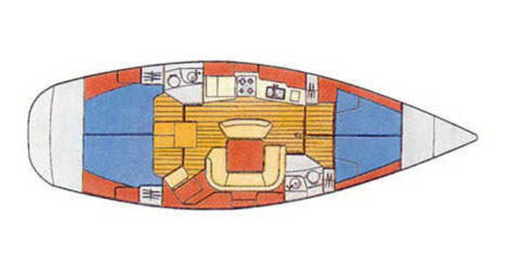 Rent a sailboat in Marina Gouvia - Sun Odyssey 45.2